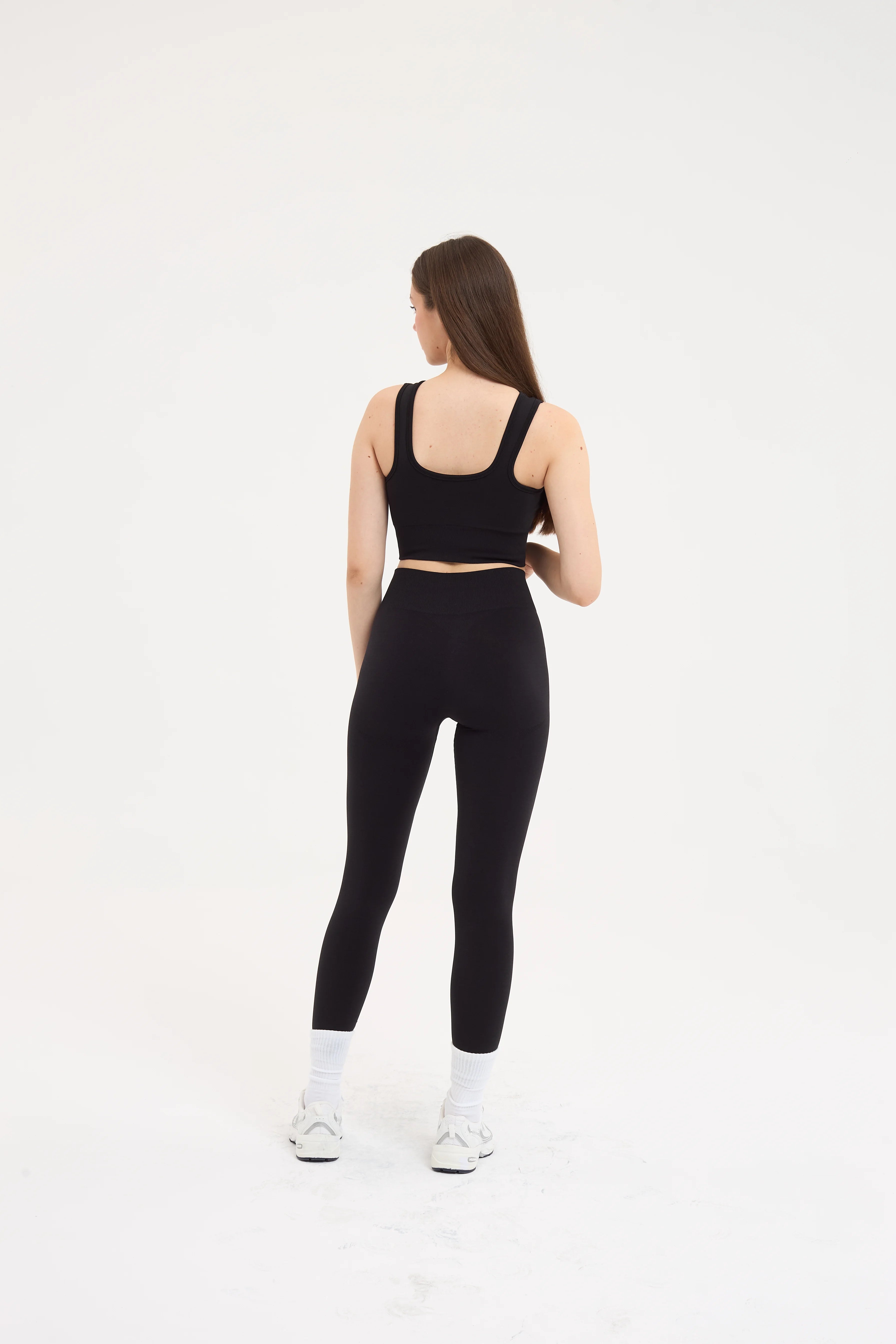 Essential Toparlayıcı Seamless Tayt Siyah