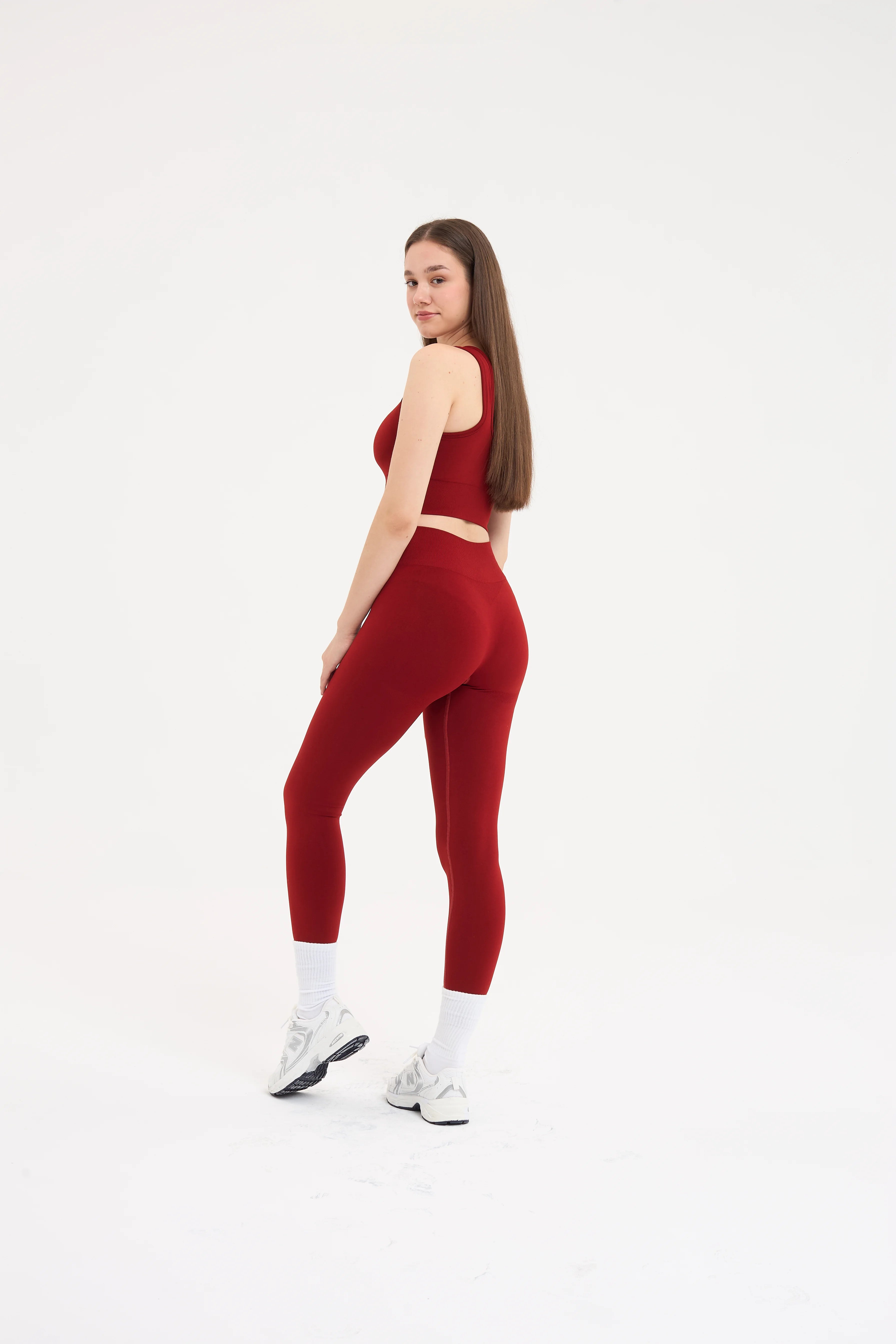 Essential Askılı Crop Top Büstiyer Kiremit