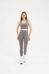 Essential Toparlayıcı Seamless Tayt Gri