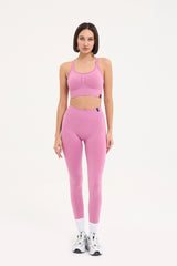 Sally Yüksek Bel, Toparlayıcı Seamless Tayt Pembe