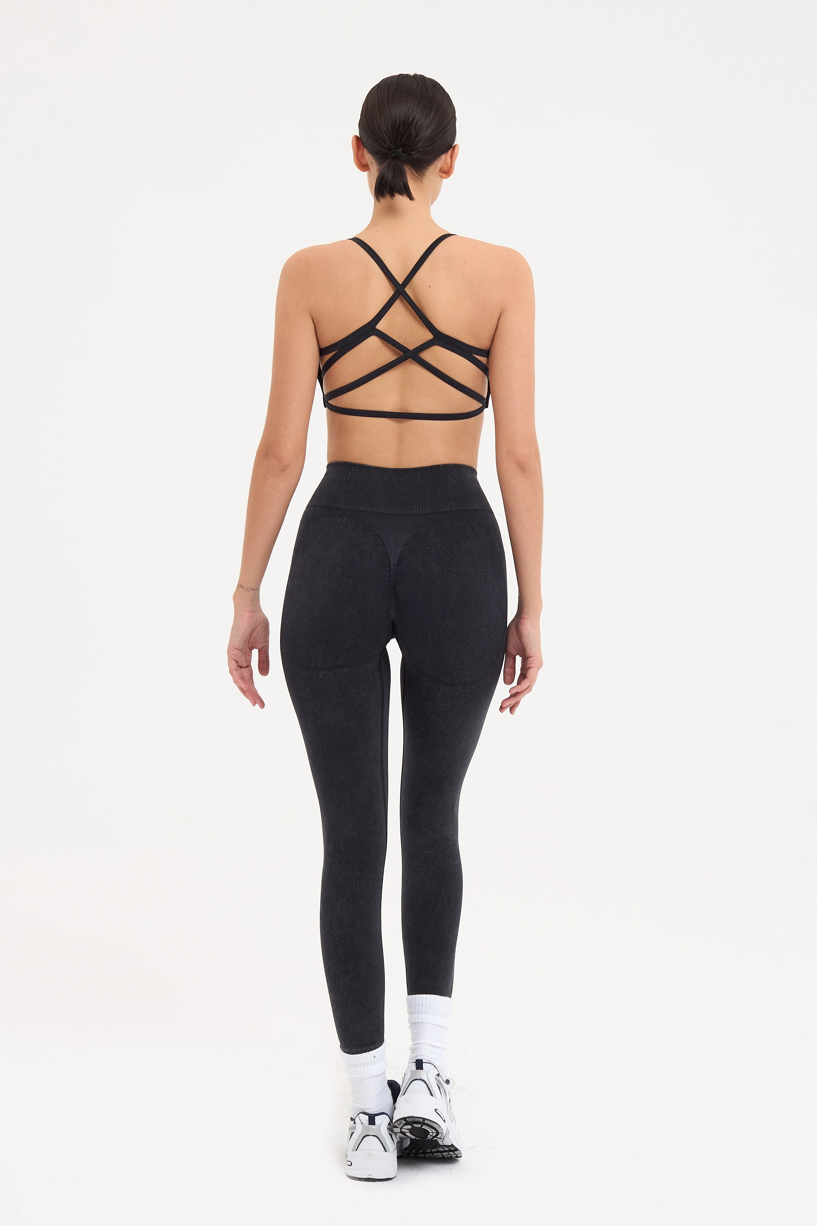 Glowfit Toparlayıcı Seamless Tayt Siyah