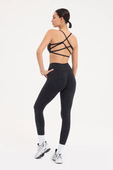 Glowfit Toparlayıcı Seamless Tayt Siyah