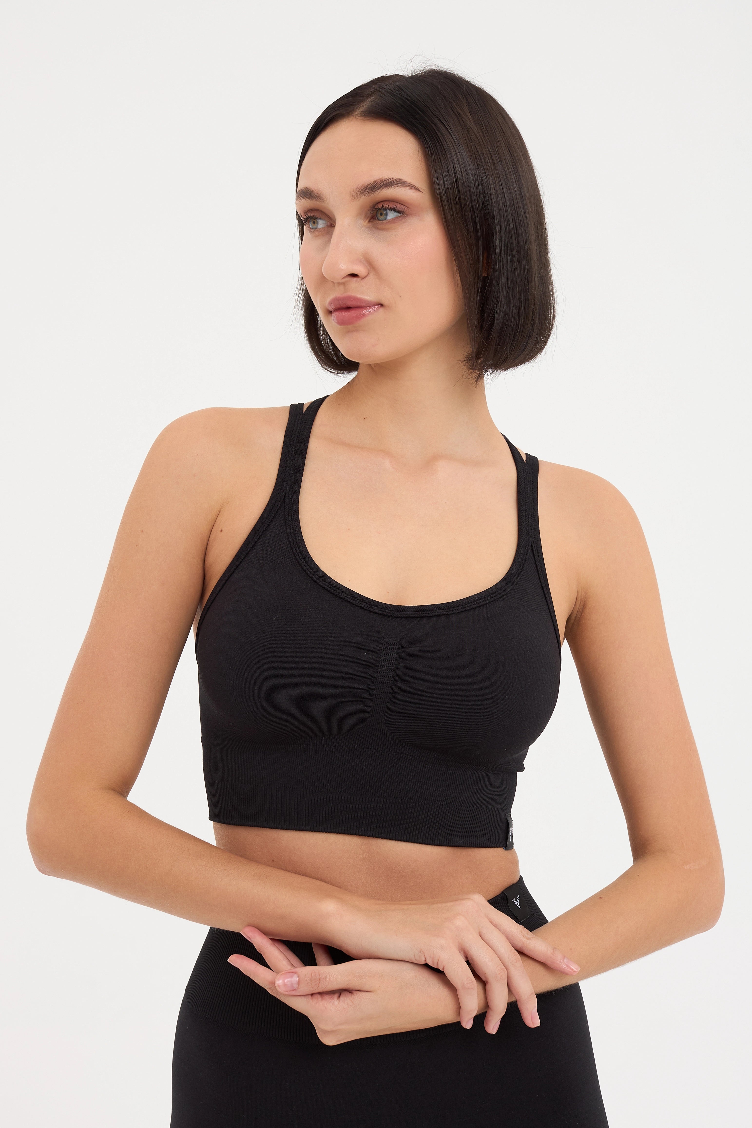 Sally Yüksek Bel, Toparlayıcı Seamless Tayt Siyah