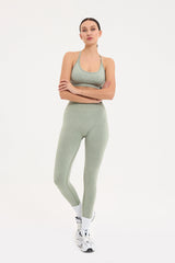 Glowfit Toparlayıcı Seamless Tayt Yeşil