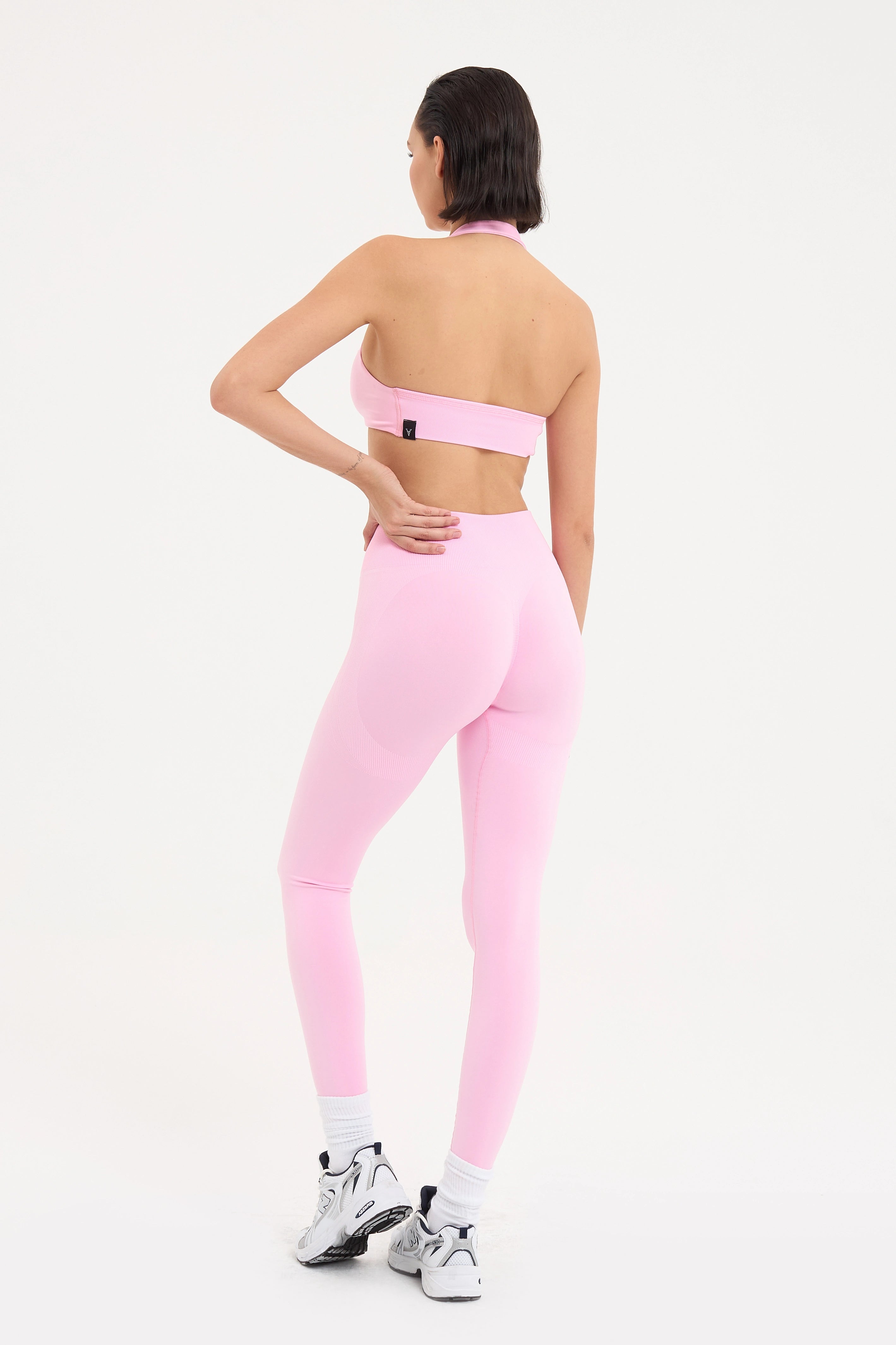 Amara Boyundan Askılı Bra Pembe