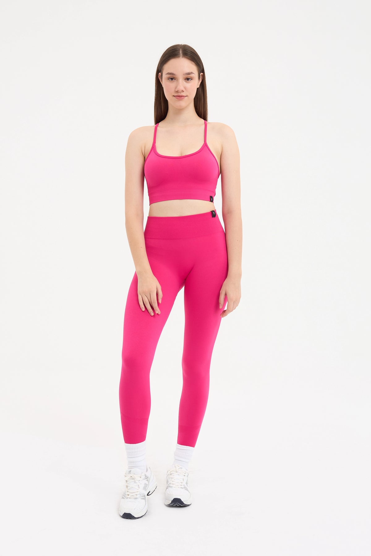 Luma Yüksek Bel, Toparlayıcı Seamless Tayt Pembe