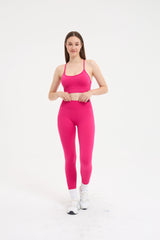 Luma Yüksek Bel, Toparlayıcı Seamless Tayt Pembe